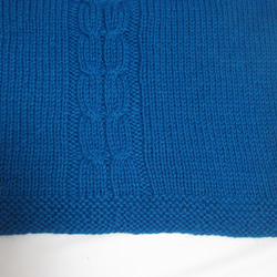ウール100％　手編みで高品質の半袖セーター　S072 12枚目の画像