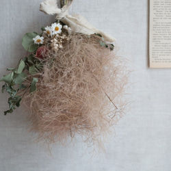 専用＊スモークツリー&アジサイ  ドライフラワースワッグ SALE ¥5000→¥4500 スモークツリースワッグ ドライフラワー