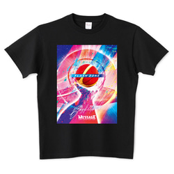 バスケットボール黒Tシャツ「FLASH ZONE」 3枚目の画像