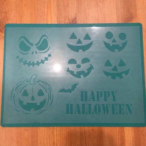 No.96 送料込ステンシルシート ハロウィン ジャックオランタン