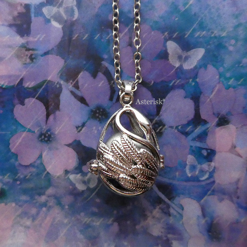 Art Deco French Metal Glass Necklace（1930年代 フランス