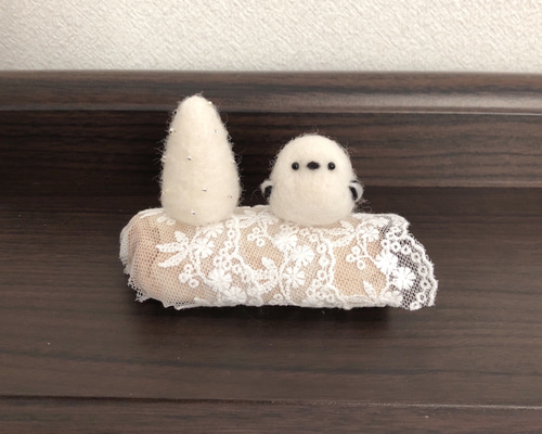 シマエナガ【魔女の棲む森研究所】羊毛フェルト ぬいぐるみ シマエナガ【魔女の棲む森研究所】羊毛フェルト ぬいぐるみ