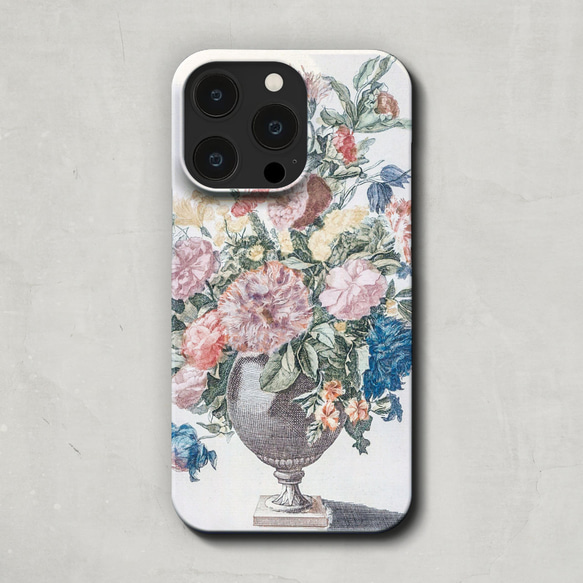 スマホケース / ヨハン・テイラー「花瓶の花」 iPhone 全機種対応 花 花束 ボタニカル フラワー ブーケ 絵画 2枚目の画像