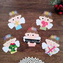 クリスマス❃てんし』壁面飾り✩.*˚受注制作 雑貨・その他 てて