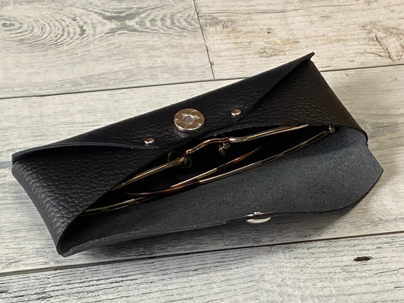 ✉L.A.N's  GP  leather case ✉【牛革　ブラック系】 6枚目の画像