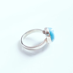 ラリマー silver ring 5枚目の画像