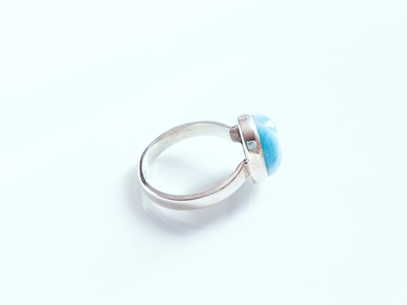 ラリマー silver ring 5枚目の画像