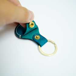 AirTagケース レザーキーホルダー【名入れ可能】 11枚目の画像