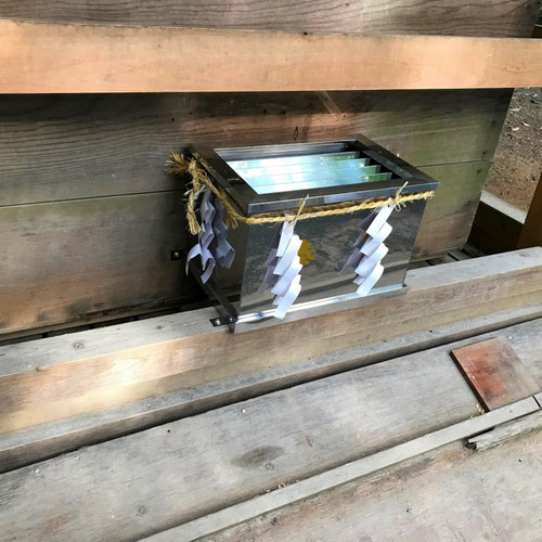 お賽銭箱】中型(プレーン)ステンレス製 引き出し鍵付き 盗難 お賽銭箱】中型(プレーン)ステンレス製 引き出し鍵付き 盗難