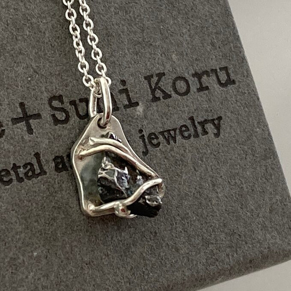 ◇隕石 (メテオライト）シルバーペンダント◇Meteorite Silver Pendant 8枚目の画像