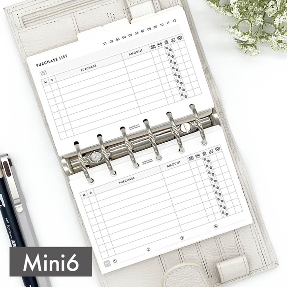 ちくさんページ システム手帳リフィル《ミニ6サイズ》支払方法や発送日なども