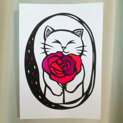 切り絵】原画 A5サイズ smile1 切り絵 hkr 通販 15590778｜Creema