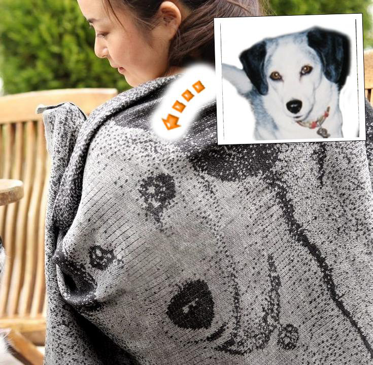 ペット 写真 ストール ショール ニット ボーダー柄 クリスマス プレゼント 冬 防寒 22,052円