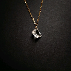 天然石 宝石質グリーンアメジストAAA品質の一粒ネックレス 透明度の高い美しい石を使用　【1点もの】【プチ】 15枚目の画像