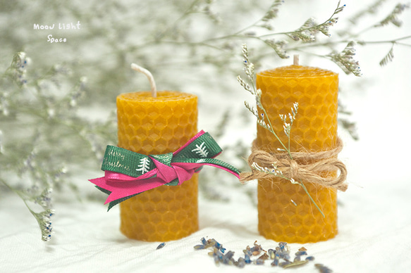 蜜蝋キャンドルキャンドルスタンドクリスマスキャンドルキャンドル