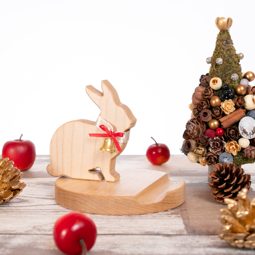 Many マニー うさぎのクリスマス フリークロス （限定品）希少 うさぎ ぬいぐるみ クリスマスプレゼント Little Beans リトルビーンズ