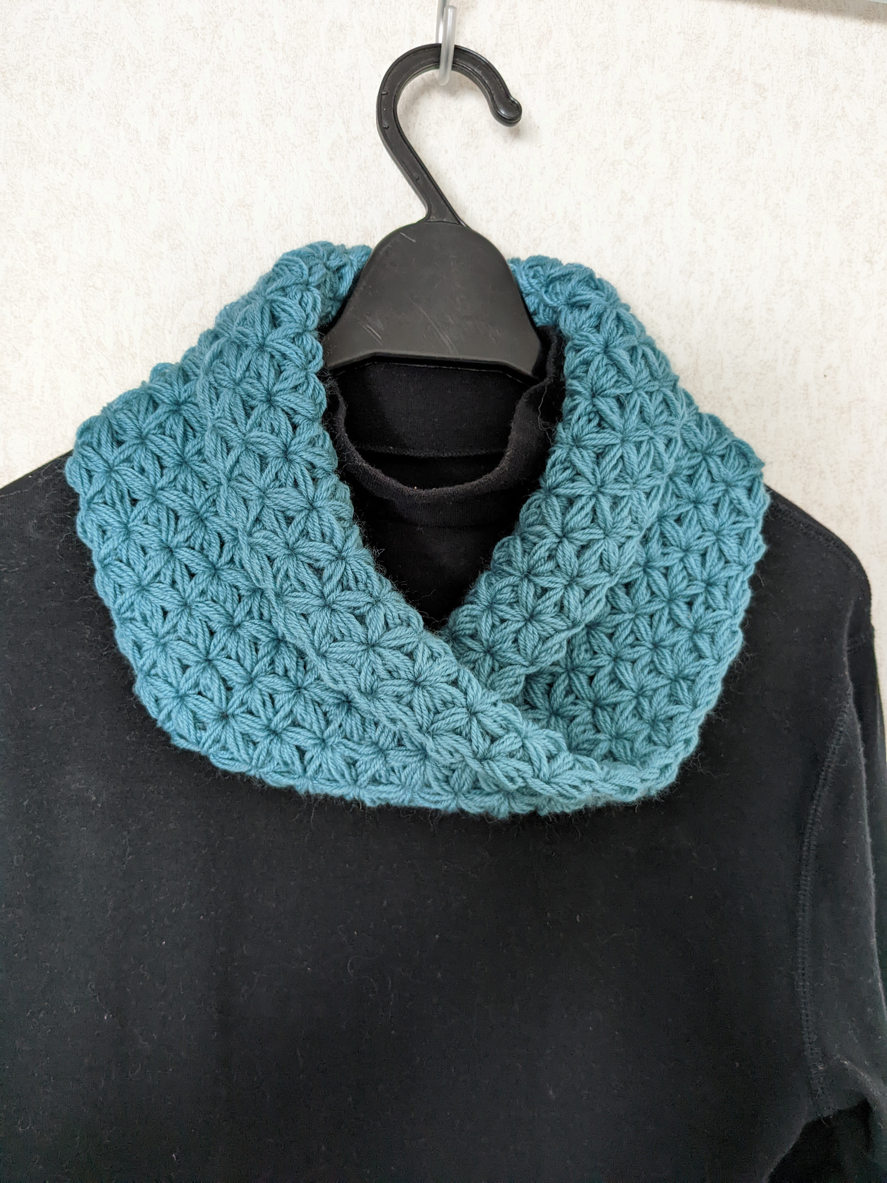 花模様のスヌード