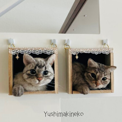 羊毛フェルトピンクイメージ猫壁掛けオブジェ【ハンドメイド 500x0.jpg