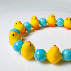 受注製作 リアルシマエナガ バードブレスレット ブレスレット 馬の助猫