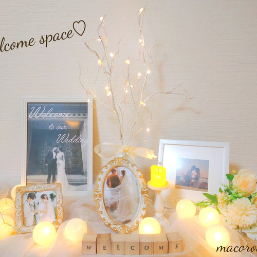 人気便利グッズ 秋婚*°冬婚*°ウェルカムスペース ウェルカムスペースセット ウェルカムボード