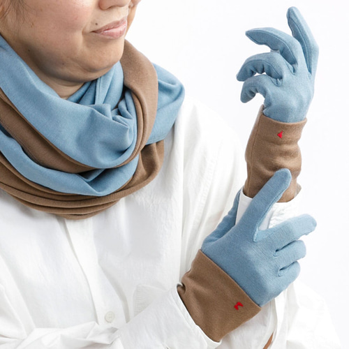 eleven 2nd ミトン 手袋 Ice Blue フリーサイズ 3063-1cs.jpg