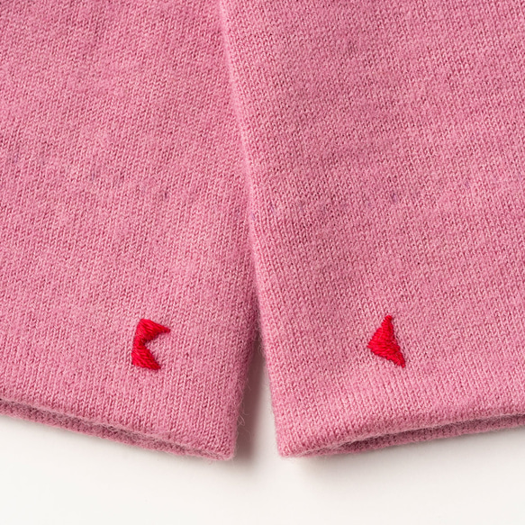 包郵【100%羊毛手套】111玫瑰粉紅色/讓你的雙手看起來更漂亮的手套 第4張的照片