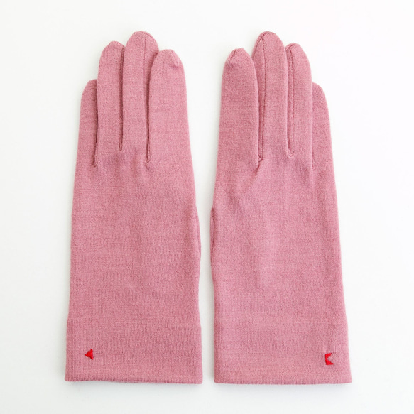 包郵【100%羊毛手套】111玫瑰粉紅色/讓你的雙手看起來更漂亮的手套 第3張的照片