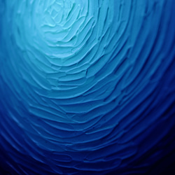 【抽象画】絵画 インテリアアート 深海 ブルー 5枚目の画像
