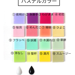 【受注制作】デコ トレカケース  ◇花と宝石◇ クリア  ※色変更可能 5枚目の画像