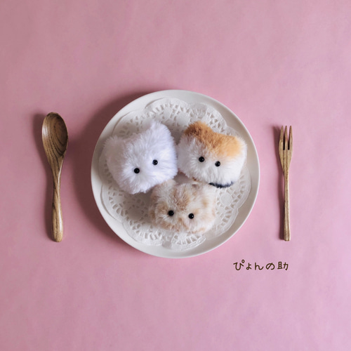 なんか、ねこ団子セット♡⑧ ぬいぐるみ ぴょんの助 通販