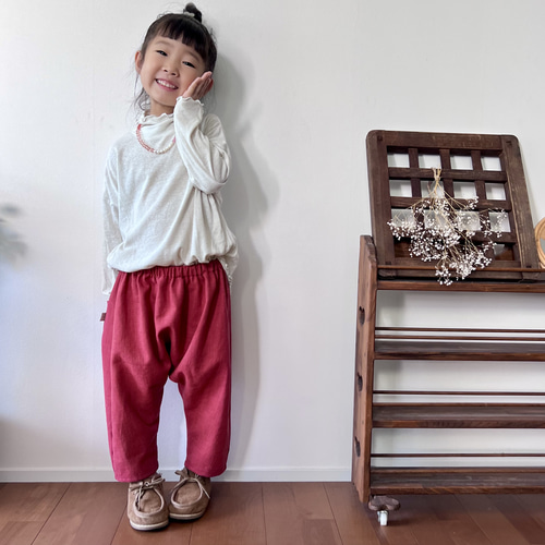 アンティークリネン』サルエルパンツ 子供服 Mymade 通販 アンティークリネン』サルエルパンツ 子供服 Mymade 通販