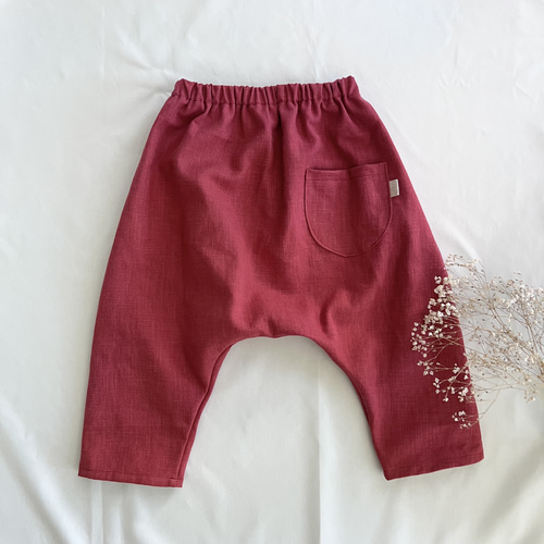 アンティークリネン』サルエルパンツ 子供服 Mymade 通販 アンティークリネン』サルエルパンツ 子供服 Mymade 通販