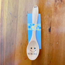 オーダー2000本突破プチギフトにも♡】＊名入れ♡子供用木製スプーン