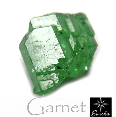 【Xmasクーポン 10％OFF】グリーンガーネット ツァボライトガーネット原石 3.4ct 結晶 trg300