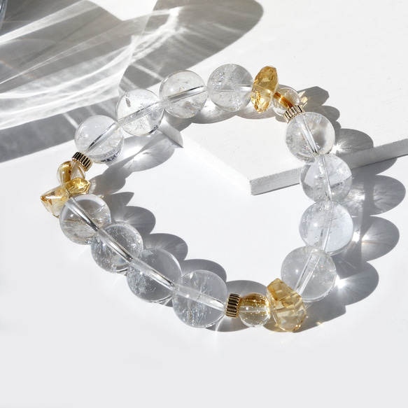 14kgfエレスチャルクォーツブレスレット