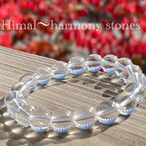 ラスト1点 最高品質 マニカランヒマラヤ水晶ブレス ブレスレット Himal