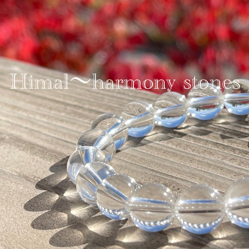 ラスト1点 最高品質 マニカランヒマラヤ水晶ブレス ブレスレット Himal