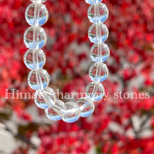 ラスト1点 最高品質 マニカランヒマラヤ水晶ブレス ブレスレット Himal
