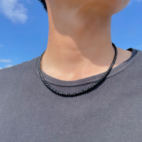 存在感を醸し出す!!］本物 ブラックスピネル パワーストーン