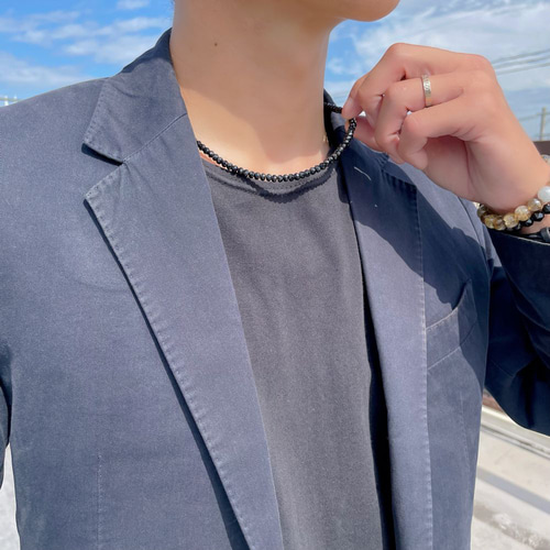 Amazon | [OVER-9] テラヘルツ ネックレス スピネルカット 4mm