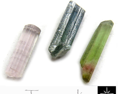 トルマリン ピンクトルマリン インディゴライトトルマリン バイカラー