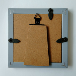 シーグラスアート「初心者マーク」　ミニ額　イラスト　カップル 4枚目の画像