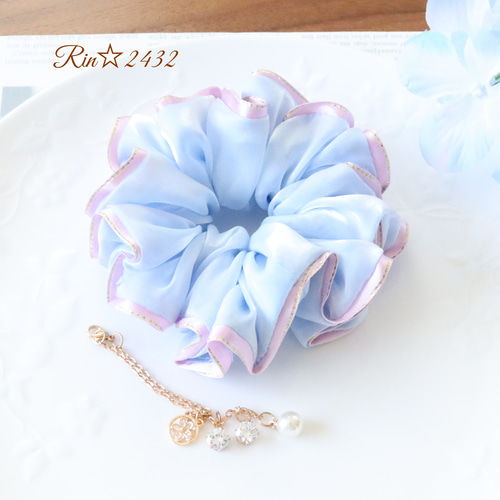 ハンドメイドシュシュオーロラレースオーダーページ