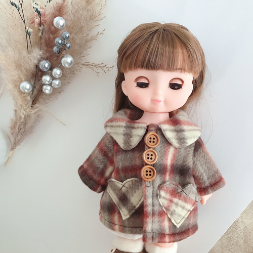 あったかコート裏地付き＊ドール服 ソランちゃん ソランちゃん服