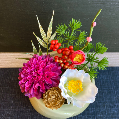 ＫＥＩさま専用　松とプロテアロビン、蓮の実のお正月飾り Amazon.co.jp: 山一商店 正月飾り 松飾り 帝 K10763 : おもちゃ