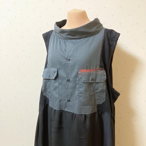 着物リメイク ツギハギワンピース ワンピース yuki-usagi 通販  