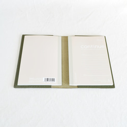 栃木レザーのA6サイズの手帳、ノート、文庫本カバー 4枚目の画像