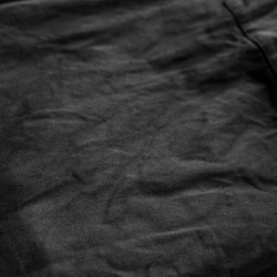 ペグトップタックパンツ/ブラック/三河織物 10枚目の画像