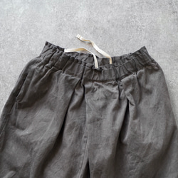 上衣打褶褲/灰色/Mikawa 紡織物 第6張的照片