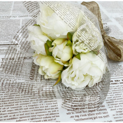 フラワーギフト　枯れない花　ブーケトス　ブーケ　結婚式　誕生日プレゼント　ギフト　スワッグ　花束　 1枚目の画像